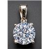 Image 1 : 10K(0.7G), LAB DIAMOND (1CT) PENDANT SUGGESTED RETAIL VALUE $2200