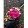 Image 1 : 10K(1.4G), RUBY (0.6CT), DIAMOND (0.02CT)RING, SUGGESTED RETAIL VALUE $1800