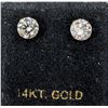 Image 2 : 14KLAB DIAMOND (0.8CT)EARRINGS, SUGGESTED RETAIL VALUE $1100