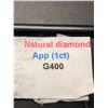 Image 2 : NATURAL DIAMOND (APP 1CT)GEM STONES, SUGGESTED RETAIL VALUE $800