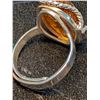 Image 3 : SILVER(7.2G), AMBER RING, SUGGESTED RETAIL VALUE $500
