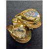 Image 1 : SILVER(4G), MOON STONE (1CT)EARRINGS, SUGGESTED RETAIL VALUE $240