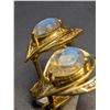 Image 2 : SILVER(4G), MOON STONE (1CT)EARRINGS, SUGGESTED RETAIL VALUE $240