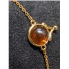 Image 1 : SILVER(2G), AMBER BRACELET 8"