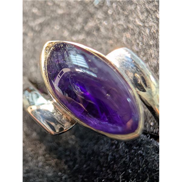 SILVER(2G), ONYX (0.7CT)RING