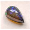 Image 1 : 4.42 CT CERTIFIED BLACK OPAL GEMSTONE ($2,210 APPRAISAL)