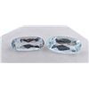 Image 1 : 6.65 CT CERTIFIED AQUAMARINE GEMSTONE PAIR ($6,150 APPRAISAL)