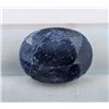 Image 1 : 14.57 CT CERTIFIED MIDNIGHT BLUE SAPPHIRE GEMSTONE ($5,050 APPRAISAL)