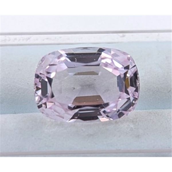 8.56 CT CERTIFIED PINK KUNZITE GEMSTONE ($4,280 APPRAISAL)