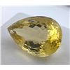 Image 1 : 43.5 CT CERTIFIED SIGNATURE LEMON QUARTZ GEMSTONE ($4,650 APPRAISAL)