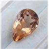 Image 1 : 5.76 CT CERTIFIED UNTREATED IMPERIAL TOPAZ GEMSTONE ($4,450 APPRAISAL)