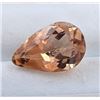 Image 2 : 5.76 CT CERTIFIED UNTREATED IMPERIAL TOPAZ GEMSTONE ($4,450 APPRAISAL)