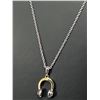 Image 2 : SILVER (2.98G) NATURAL DIAMOND (0.01CT) NECKLACE 15"