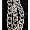 Image 2 : SILVER(4.42G), RHODIUM PLATED CUBAN CHAIN 20"