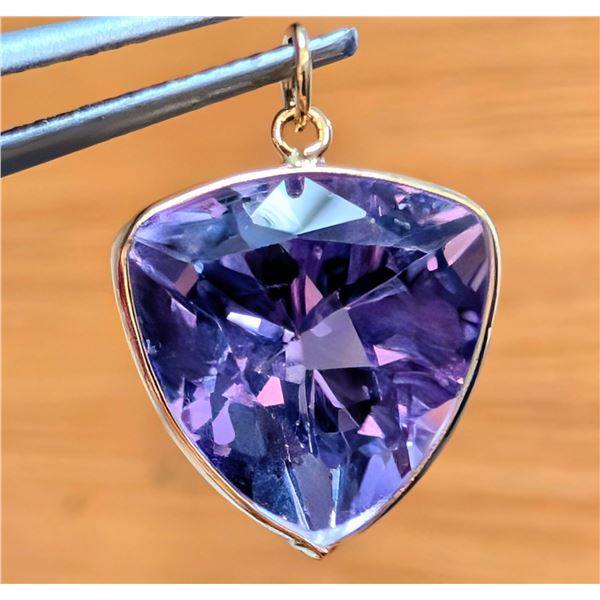 10K(1.3G), AMETHYST (5.5CT) PENDANT, SUGGESTED RETAIL VALUE $600