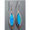 Image 1 : SILVER(4.46G), OPALITE (2.1CT) EARRING, SUGGESTED RETAIL VALUE $200