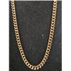 Image 1 : *NEW* 18K GOLD PLATED 8MM CUBAN LINK NECKLACE: 18" LONG