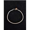 Image 1 : *NEW* 925 SILVER 3MM TWISTED ROPE BRACELET: 8.5" LONG