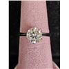 Image 2 : *NEW* .925 SILVER 2 CT MOISSANITE LAB DIAMOND SOLITAIRE RING: SIZE 7