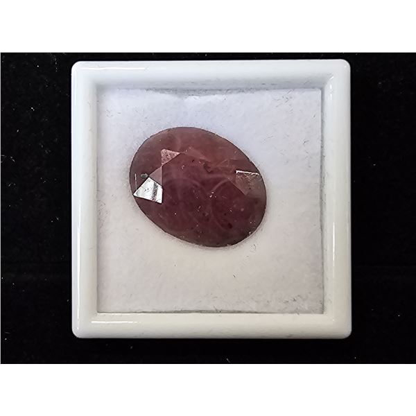 *NEW* 28.1CT OVAL CUT UNTREATED NATURAL RUBY: 16.8MM X 21.7MM