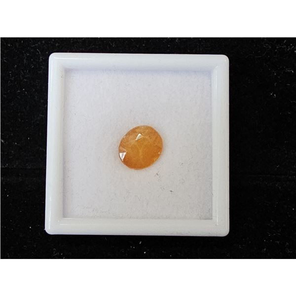 *NEW* 6CT OVAL CUT UNTREATED NATURAL YELLOW SAPPHIRE: 9MM X 10.5MM