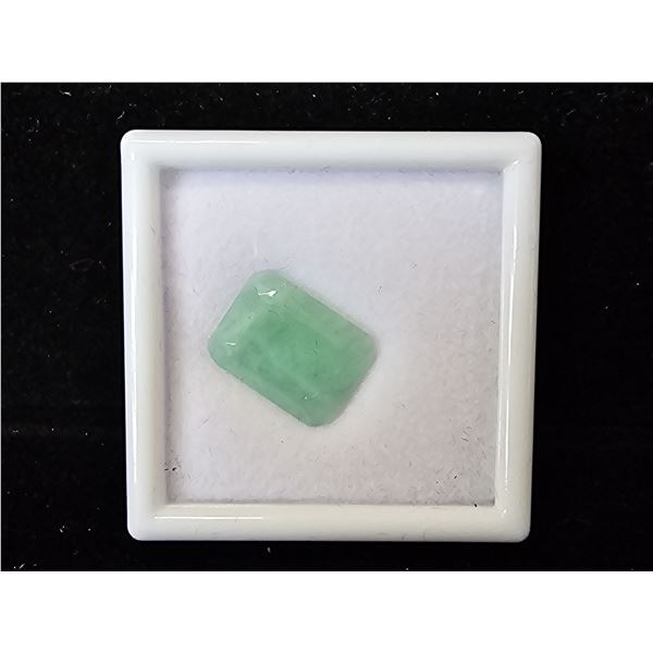 *NEW* 7.8CT EMERALD CUT UNTREATED NATURAL EMERALD: 11.1MM X 15.1MM