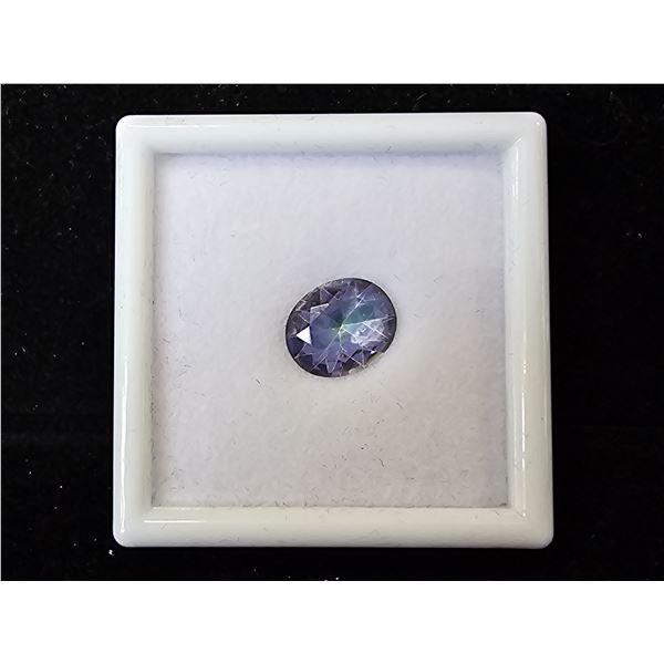 *NEW* 2.7MM OVAL CUT UNTREATED NATURAL MYSTIC TOPAZ: 8.8MM X 10.8MM