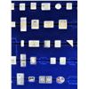 Image 4 : CASE OF STERLING SILVER MINIATURE WORLD STAMPS *COLLECTION IS NOT COMPLETE*