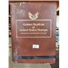 Image 1 : BOOK OF 22K GOLD FOIL US REPLICA STAMPS