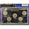 Image 2 : COLLECTION OF US COMMEMORATIVE QUARTERS: GOLD EDITION, PLATINUM EDITION, PHILADELPHIA & DENVER