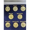 Image 2 : ALASKA FRONTIER MINT "PASSIONS" BRASS TOKEN COLLECTION, 1999 COLORED STATE QUARTER COLLECTION &