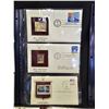 Image 3 : 9 SHEETS OF 22K GOLD FOIL US REPLICA STAMPS: EACH SHEET CONTAINS 3