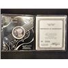 Image 2 : 17 G .999 FINE SILVER 1977 OFFICIAL COMMEMORATIVE ELVIS MEDALLION WITH CERTIFICATE