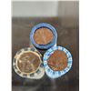 Image 6 : METAL BOX OF ASSORTED US & CAD ROLLED COLLECTIBLE COINS: LOONIES, QUARTERS & NICKELS