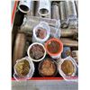 Image 3 : METAL BOX OF ASSORTED CAD ROLLED COLLECTIBLE COINS: LOONIES, QUARTERS & NICKELS