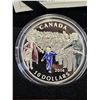Image 2 : 2014 CAD 15.87G .9999 FINE SILVER $10 "WAIT FOR ME, DADDY" COIN IN DISPLAY BOX