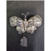 Image 1 : STERLING SILVER BUTTERFLY BROOCH & STERLING SILVER ARIZONA STATE PENDANT: 12.6G