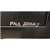 Image 2 : ORIGINAL FIRST NATIONS FRAMED OIL ON CANVAS BY PAUL JOHNNY: APPROX. 31" X 23"