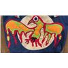 Image 2 : ORIGINAL PAUL JOHNNY WEARABLE ART DENIM BAG WITH HAND-STITCH FLANNEL APPLIQUE DESIGN