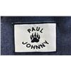 Image 4 : ORIGINAL PAUL JOHNNY WEARABLE ART DENIM BAG WITH HAND-STITCH FLANNEL APPLIQUE DESIGN