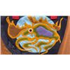 Image 2 : ORIGINAL PAUL JOHNNY WEARABLE ART DENIM BAG WITH HAND-STITCH FLANNEL APPLIQUE DESIGN