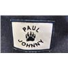 Image 4 : ORIGINAL PAUL JOHNNY WEARABLE ART DENIM BAG WITH HAND-STITCH FLANNEL APPLIQUE DESIGN