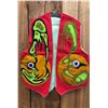 Image 1 : ORIGINAL PAUL JOHNNY WEARABLE ART HAND-STITCHED FLANNEL VEST