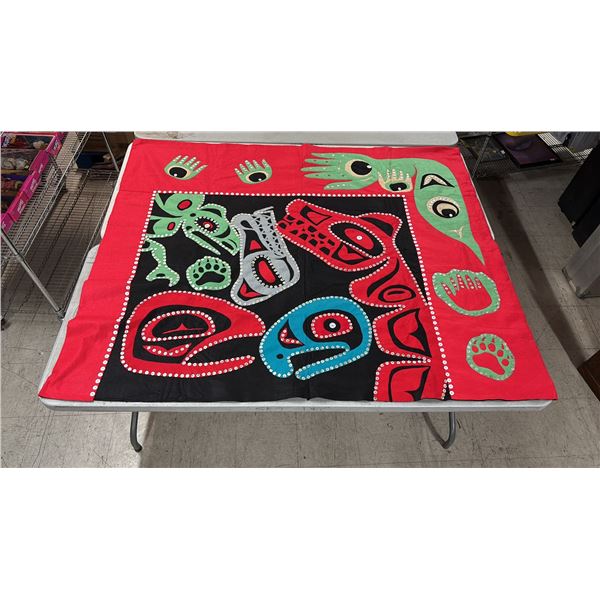 ORIGINAL PAUL JOHNNY FIRST NATIONS BUTTON BLANKET