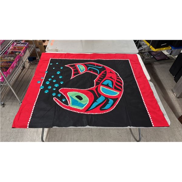 ORIGINAL PAUL JOHNNY FIRST NATIONS BUTTON BLANKET