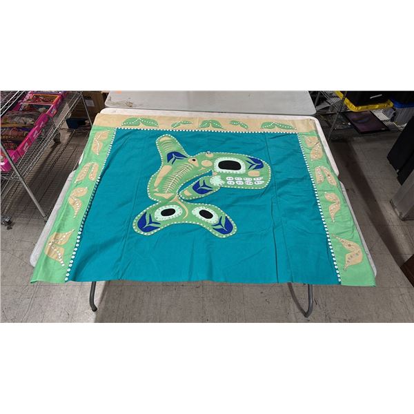 ORIGINAL PAUL JOHNNY FIRST NATIONS BUTTON BLANKET