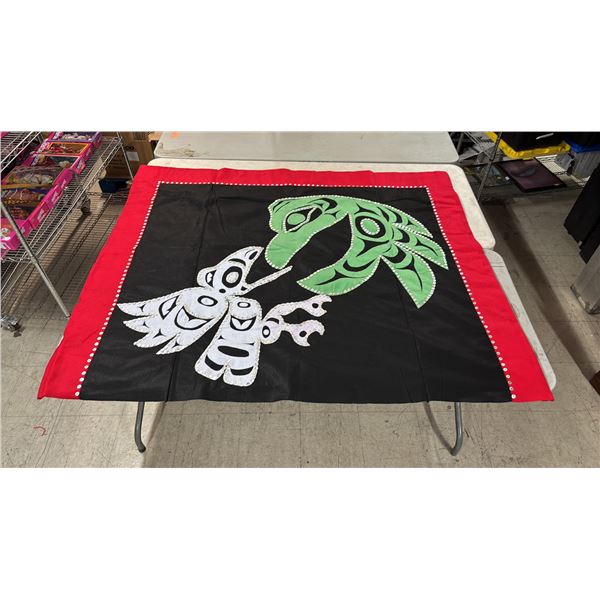 ORIGINAL PAUL JOHNNY FIRST NATIONS BUTTON BLANKET