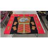 Image 1 : ORIGINAL PAUL JOHNNY FIRST NATIONS BUTTON BLANKET