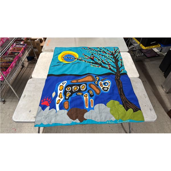 ORIGINAL PAUL JOHNNY FIRST NATIONS BLANKET