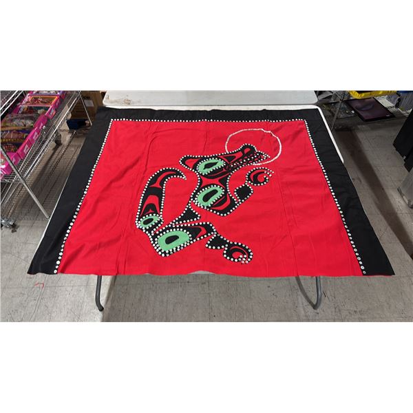 ORIGINAL PAUL JOHNNY FIRST NATIONS BUTTON BLANKET